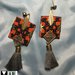 gioielleria artigianale, orecchini tradizionali online, ricami a mano , orecchini originali