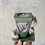 Porta candeline in legno By Creazioni GiaRó Ⓒ