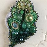 Spilla A Farfalla Colorata Trsince, Fiori E Foglie, Accessorio Moda Donna In Zinco