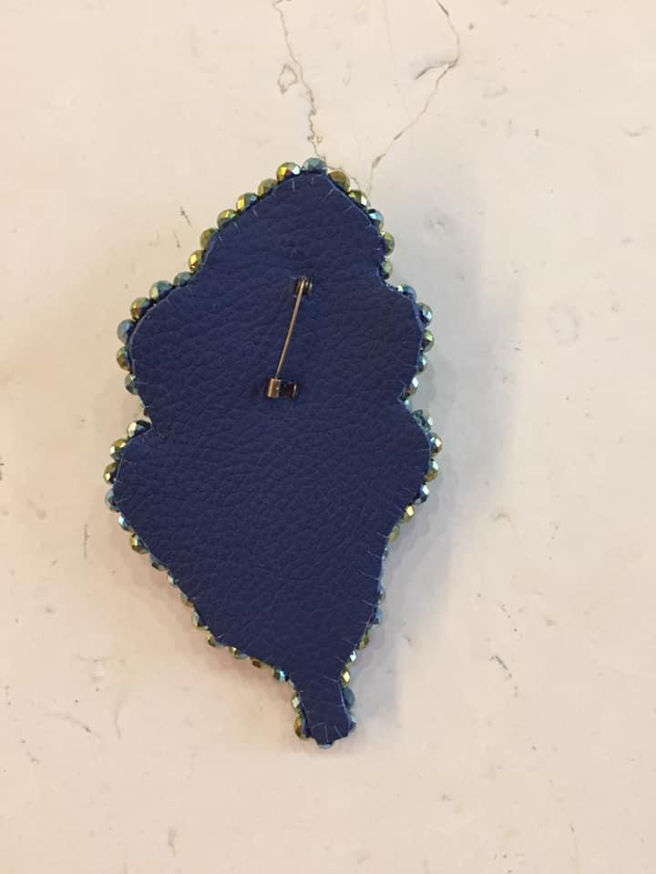 Spilla ispirata al Signore degli Anelli, collana con foglie di Hobbit, spilla con foglie di Lorien, accessorio per cosplay del film - Italia