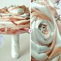 Bouquet  rosa gigante di raso idea regalo