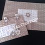 Set Copriforno e Coprifornelli Imbottito Fantasia Fiori Shabby Chic Fatto a Mano