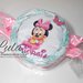 Torta di Pannolini Pampers caramella BAVAGLINO PERSONALIZZATO Minnie idea regalo nascita battesimo baby shower