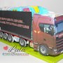 Torta di Pannolini Pampers CAMION TIR idea regalo nascita battesimo baby shower maschio camionista