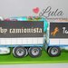 Torta di Pannolini Pampers CAMION TIR RIMORCHIO PERSONALIZZATO idea regalo nascita battesimo baby shower maschio camionista