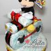 Torta di Pannolini Pampers Moto bicicletta Peluche Topolino idea regalo nascita battesimo baby shower