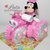 Torta di Pannolini Pampers triciclo peluche Minnie idea regalo nascita battesimo baby shower