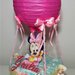 Torta di Pannolini Pampers MONGOLFIERA Minnie idea regalo nascita battesimo baby shower