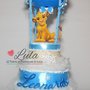 Torta di Pannolini Pampers MONGOLFIERA idea regalo nascita battesimo baby shower