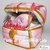 Torta di pannolini SCRIGNO PORTAGIOIE BAULE + PRODOTTO BAGNO idea regalo nascita battesimo baby shower femmina