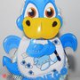 Torta di Pannolini Pampers Baby Dry DRAGO / DINOSAURO idea regalo nascita battesimo baby shower