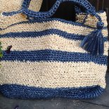 Borsa Mare rafia crochet natura handmade Italy - Donna - Borse 