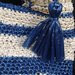 Borsa "Mare" rafia crochet natura handmade Italy