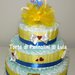 Torta di Pannolini principessa AURORA BIANCANEVE ELSA ecc femmina Pampers Baby Dry idea regalo nascita battesimo baby shower