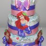 Torta di pannolini Pampers ARIEL femmina idea regalo nascita battesimo baby shower