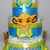 Torta di pannolini Pampers Simba Il Re Leone maschio idea regalo nascita battesimo baby shower