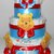 Torta di pannolini Pampers Winnie the Pooh maschio idea regalo nascita battesimo baby shower