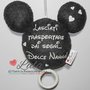 Carillon Topolino Minnie NOME DEDICA FLUORESCENTE PERSONALIZZABILE idea regalo nascita battesimo baby shower