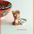 Portachiavi in fimo cane chihuahua, kawaii, miniatura, regalo compleanno, regalo natale, regalo appassionati di cani, gioielli chihuahua