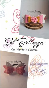 SET BELLEZZA (Cerchietto + Coppia elastici)
