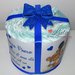 TORTA di PANNOLINI Pampers Topolino + NOME DEDICA PERSONALIZZABILE pacco regalo fiocco idea regalo nascita battesimo baby shower