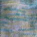 Copertina neonato baby crochet afgano lana handmade in Italy "Prato di campagna"
