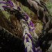 Borsa  "Terra d'Irlanda" in fettuccia cotone/lycra nuova  fatta a mano crochet natura  made in Italy