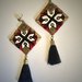 orecchini etnici rossi fatti a mano , orecchini tradizionali online