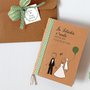 Matrimonio bomboniere personalizzate agendina taccuino originali utili sposi illustrate stampe