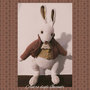 Sir William il coniglio amigurumi