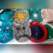 Presine crochet in lana