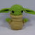 Pupazzo bambino amigurumi  Ispirato Yoda
