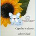 Inserto cagnolino in silicone alimentare -CELESTE-