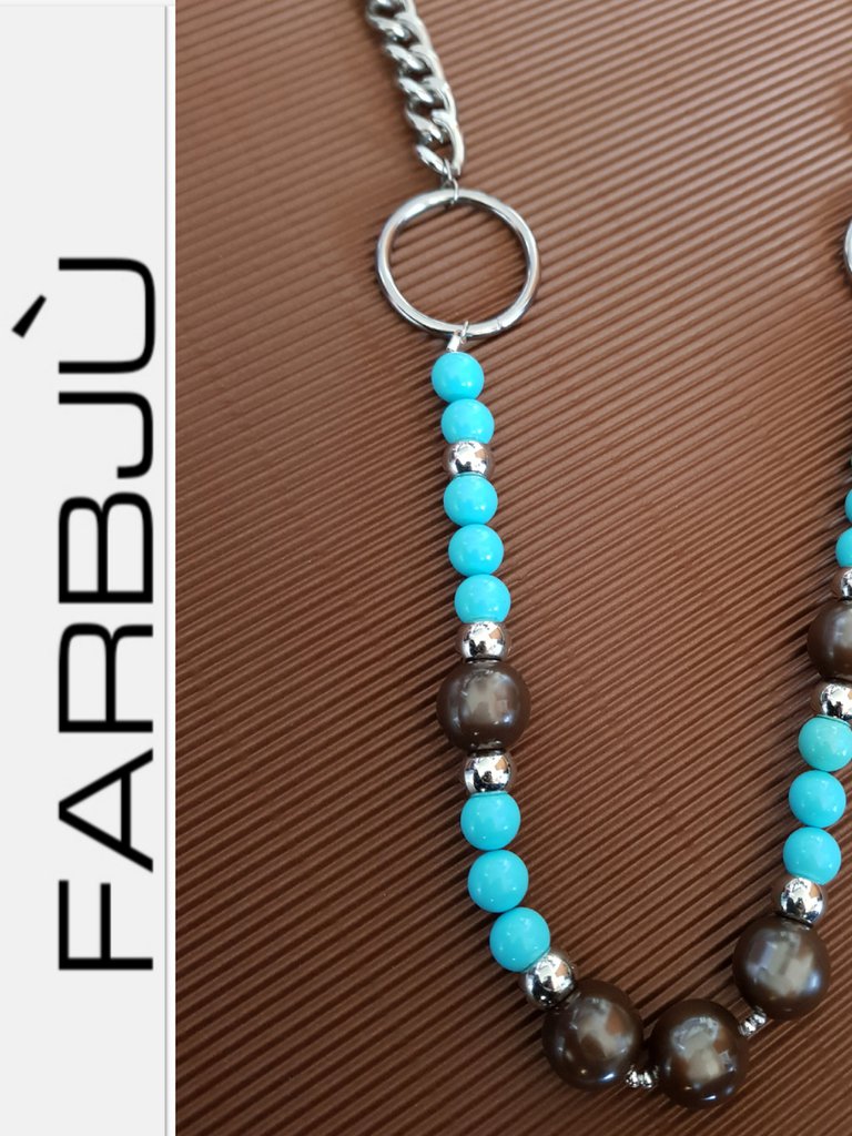 COLLANA CON CORALLI E TURCHESI lunghezza cm 32 | ITINERIS CASA D'ASTE