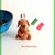 Decorazione con cane bassotto patriottico con la bandiera italiana, idea regalo per amanti dei cani bassotti