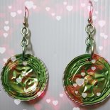 Orecchini Pendenti A Limone Per Donna - Design 3D Con Fiori - Leggeri In Acrilico E Zinco - Regalo Divertente