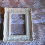 Cornice vuota per arredamento Rettangolare In gesso Shabby chic Decorazione casa Tableau de mariage