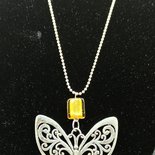 Collana con tulipano rosso per la mamma con ciondoli a forma