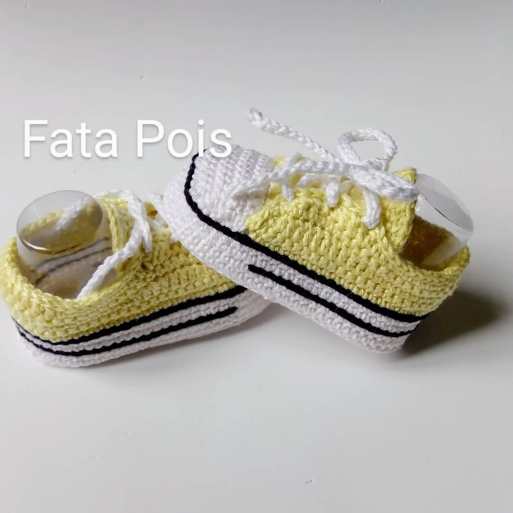 Scarpe Neonato CONVERSE Gialle Bambini Abbigliamento Di F 