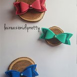Beaupretty 3 Pezzi di Nastri per Capelli con Glitter, Paillettes, Fermagli per Capelli a Forma di Fiocco, per Bambine, Bambine, Ragazzi (Oro
