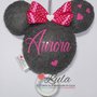 Carillon Topolino Minnie NOME DEDICA FLUORESCENTE PERSONALIZZABILE idea regalo nascita battesimo baby shower