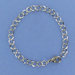 M* Bracciale con catena di colore Silver con chiusura 20 cm, ideale per charms, pendenti, ecc