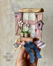 Finestrella in miniatura in legno by Creazioni GiaRó Ⓒ