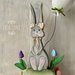 Coniglietta in legno massello by Creazioni GiaRó  Ⓒ