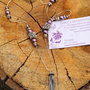 COLLANA VIOLA CON PENDENTE