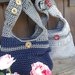 borsa fettuccia cotone lycra crochet handmade Italy Business