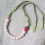 Crochet Beads Necklace Amigurumi Strawberry