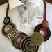 Collana “Giunone” soutache e perline