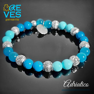 ADRIATICO - BRACCIALI REVES FATTI SU MISURA CON PIETRE NATURALI E COMPONENTI IN ARGENTO925, METALLO E ACCIAIO 316L ADRIATICO - BRACCIALI REVES FATTI SU MISURA CON PIETRE NATURALI E COMPONENTI IN ARGENTO925, METALLO E ACCIAIO 316L