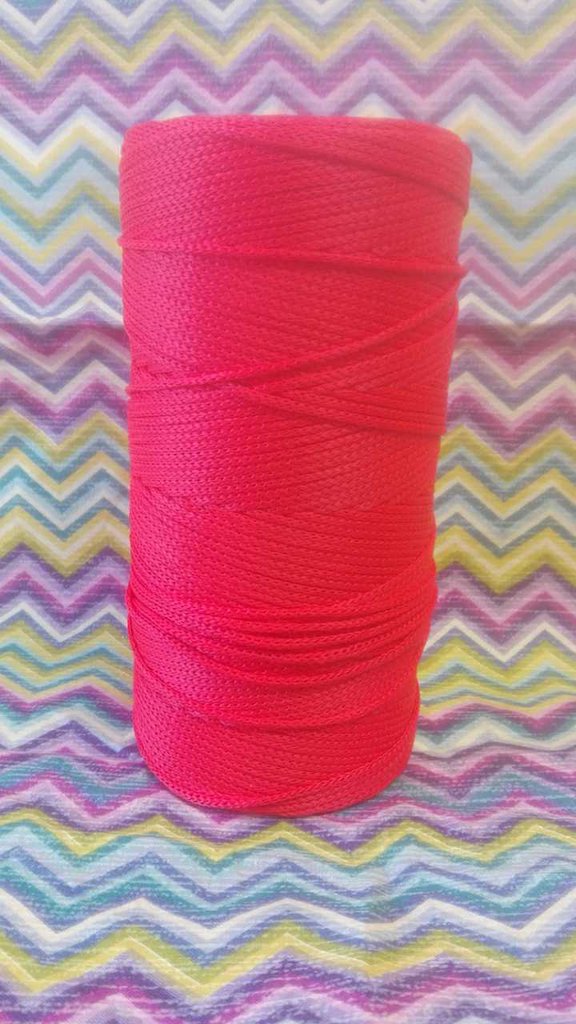 Bracciale Timone In Argento Con Cordino Colorato Rosso/bianco